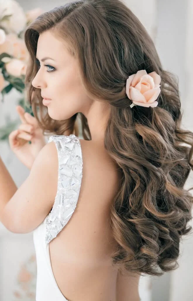 Curly Hairstyles for Wedding