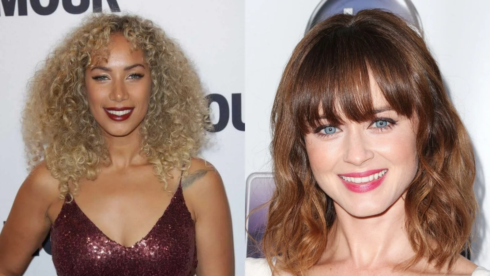 Curly Hairstyles with Bangs