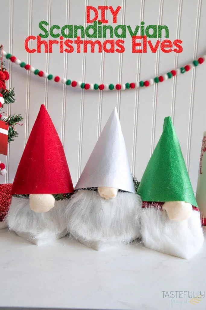 DIY Scandinavian Christmas Elves