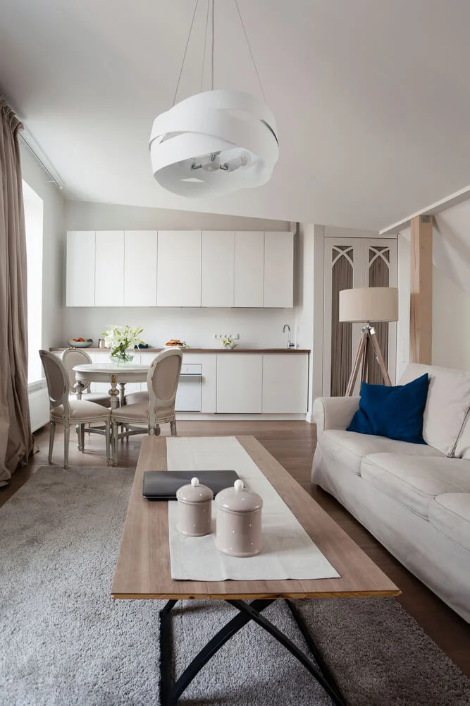 Earthy Tones Warm Living Room