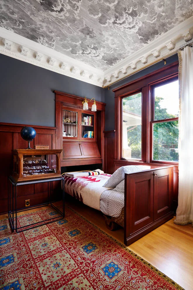 Painted Ceiling Personal Touch Bedroom