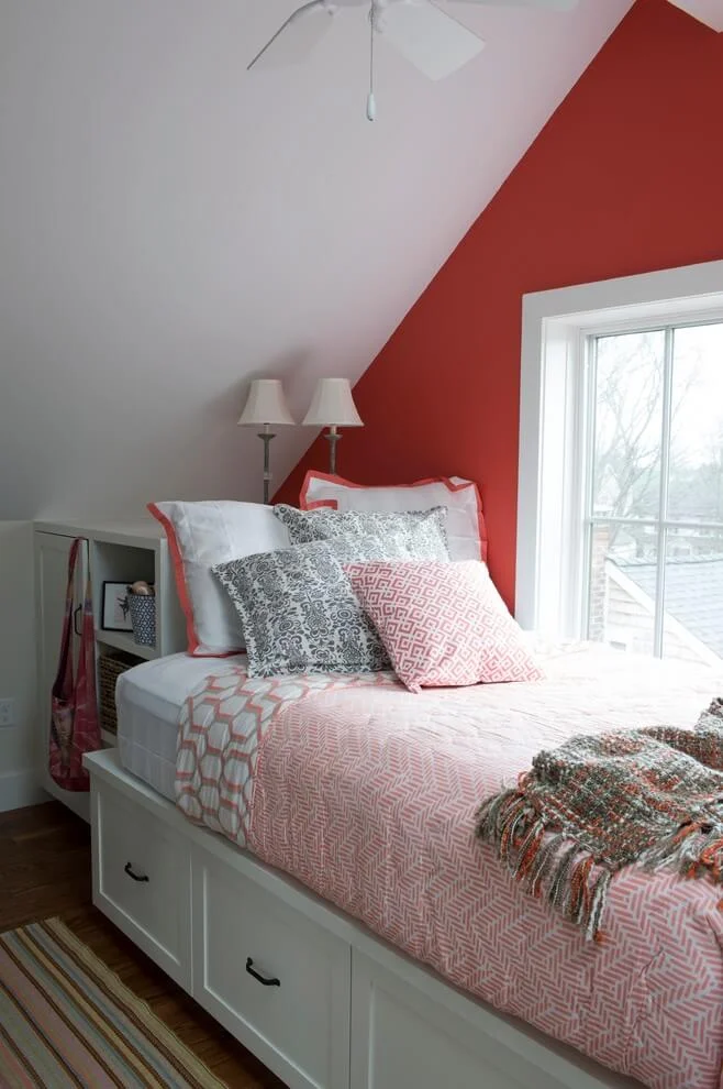 Small Bed Attic Bedroom Decor