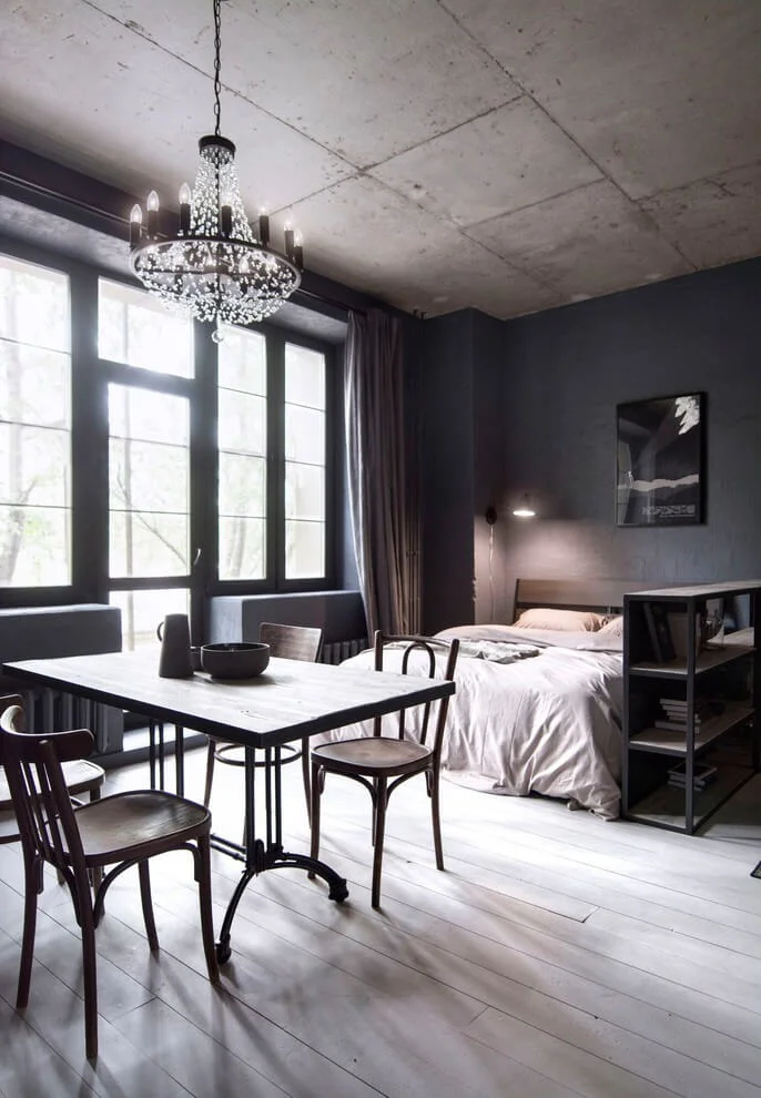 Dark Walls Small Bedroom Decor
