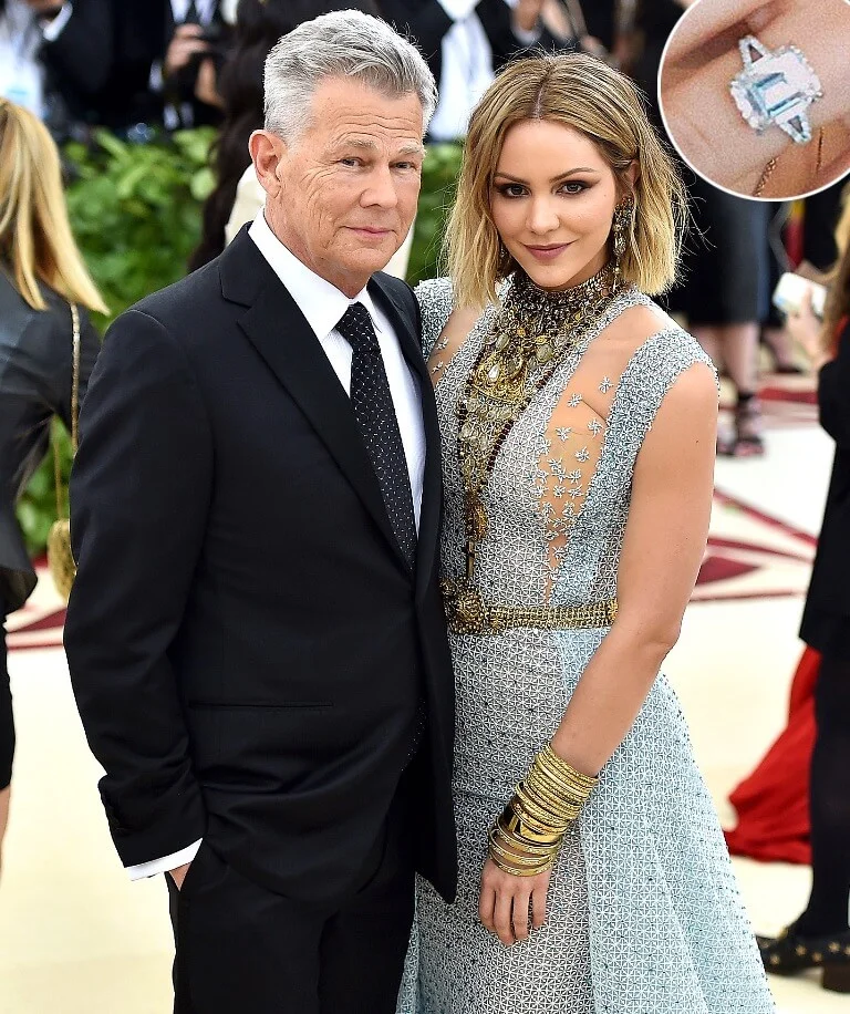 Katharine McPhee and David Foster
