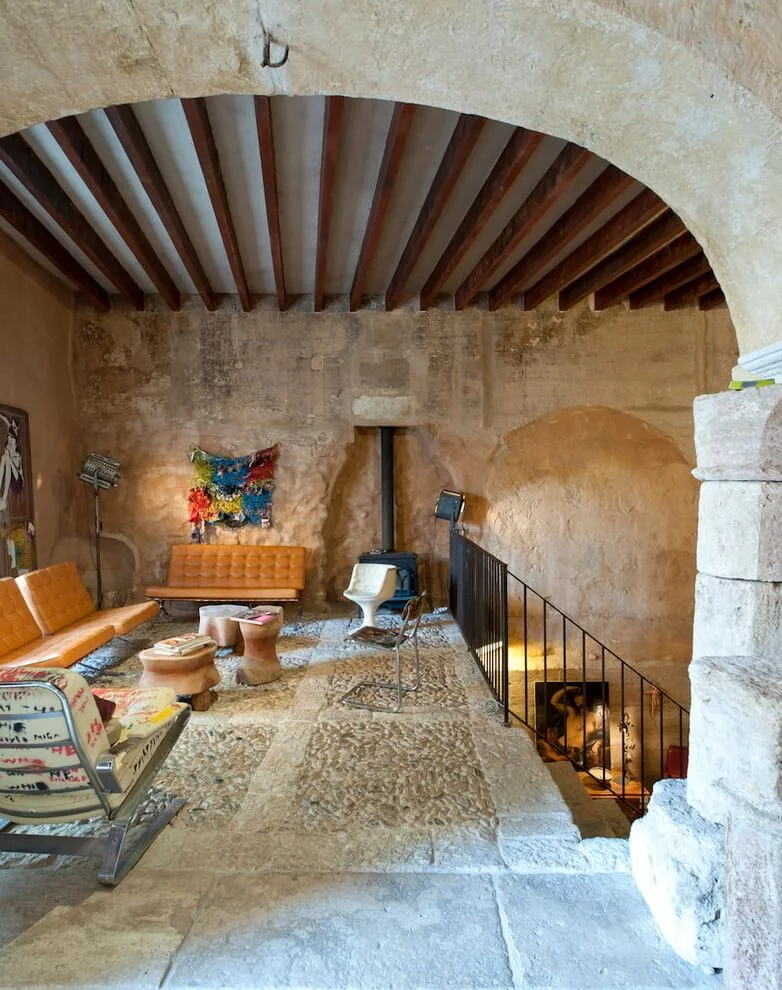 Natural Stone Floors Mediterranean Decor