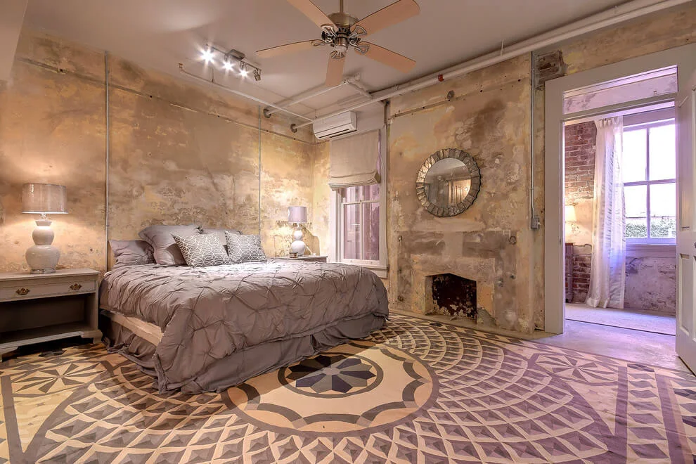 Shabby Chic Industrial Style Bedroom