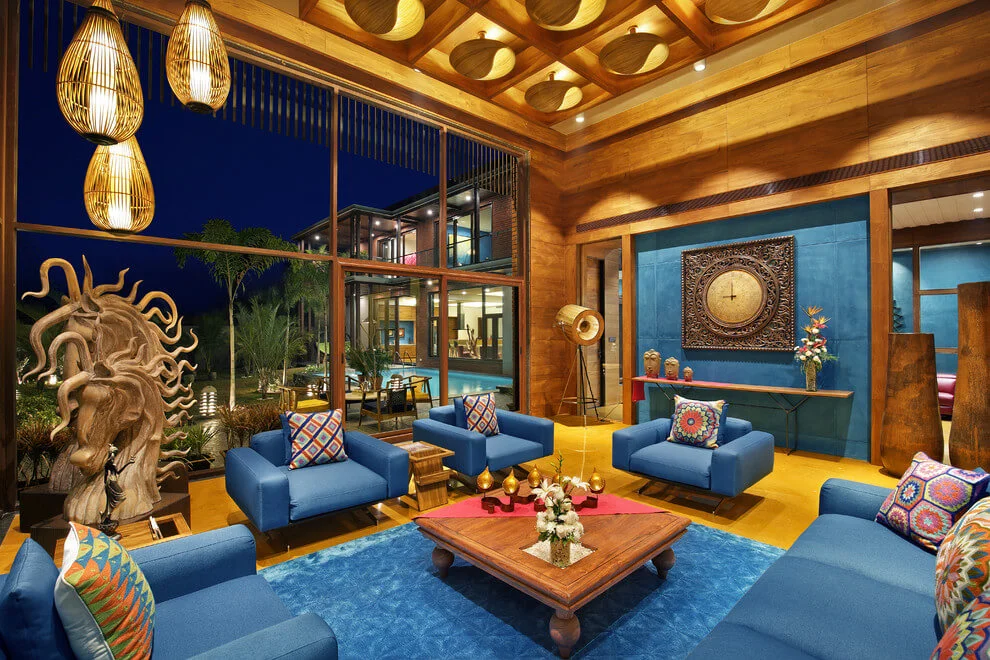 Shiny Jewel Tones Mediterranean Decor