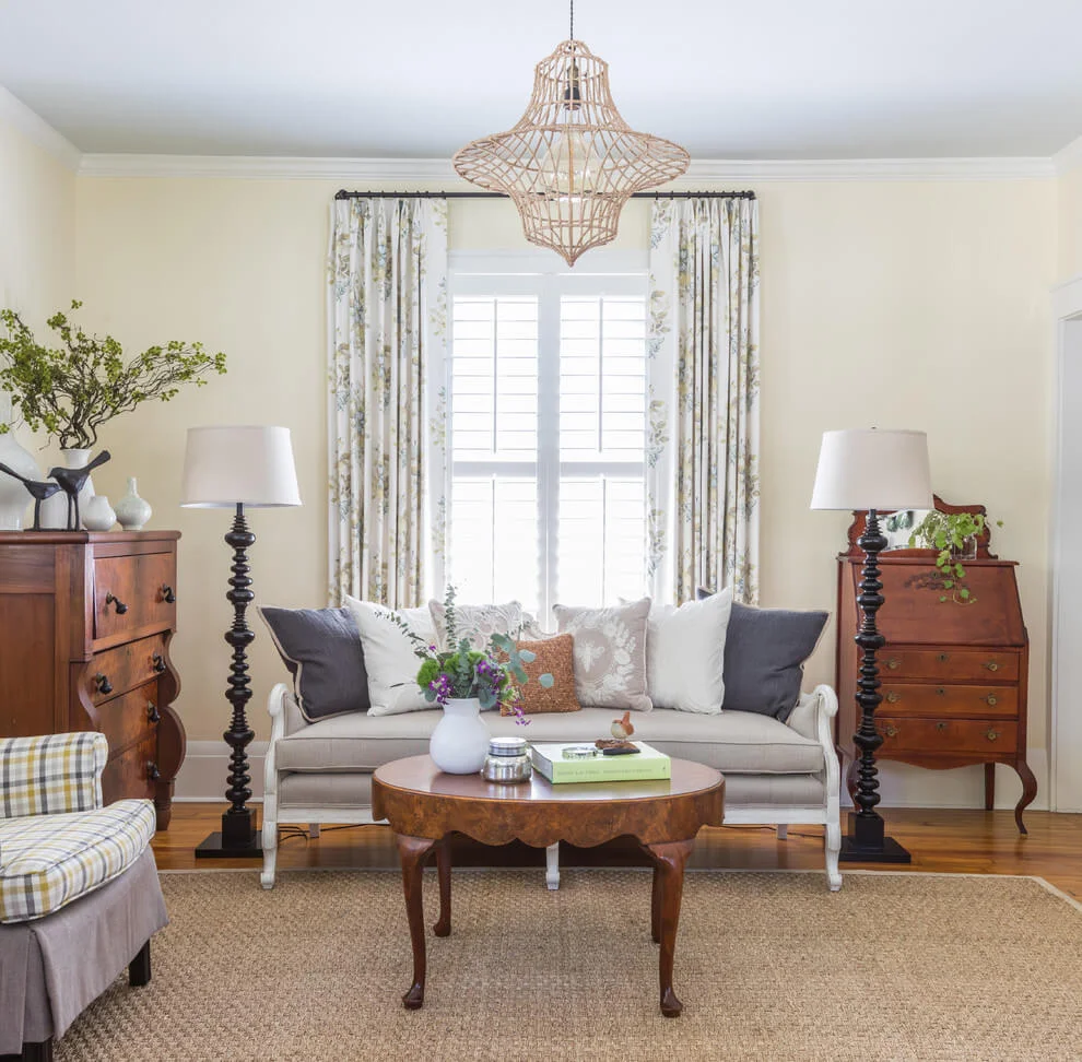Vintage Shabby Chic Living Room Design