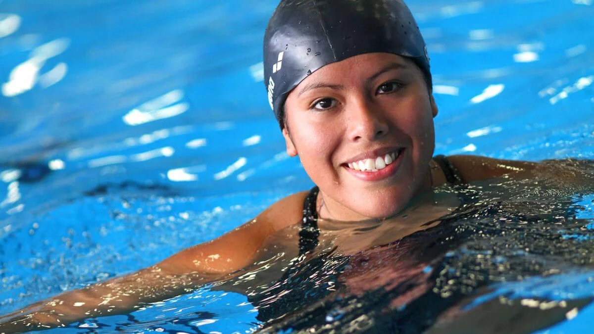 Wearing a Swimming Cap