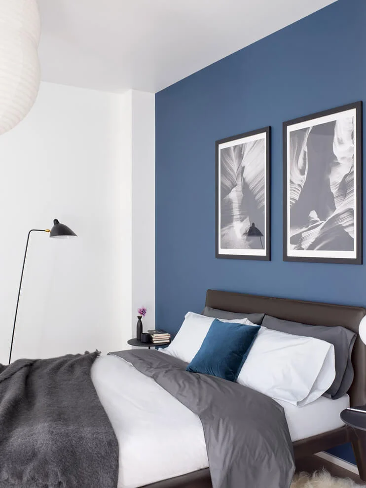 Grey And Blue Bedroom Decor
