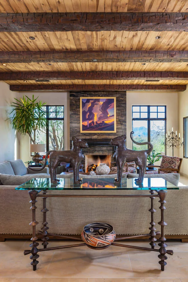 Natural Materials Living Room Decor