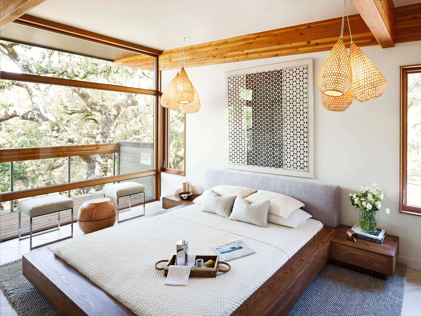 Classic White And Wood Tones