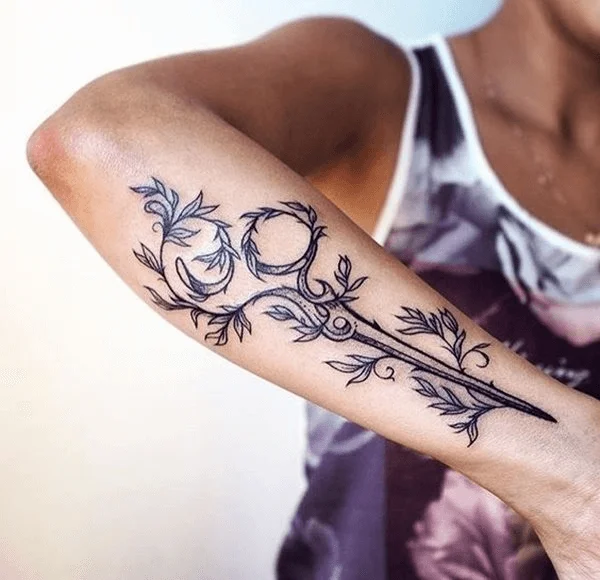 Artistic Vine Arm Ink