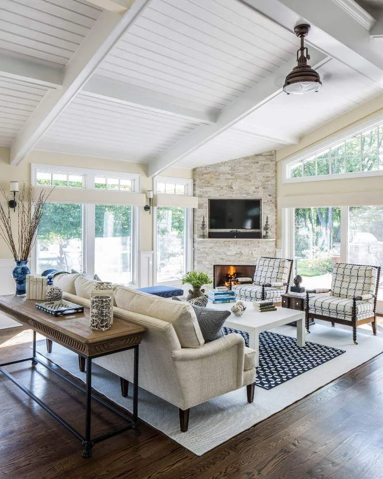 Beach Colors In Traditional Room