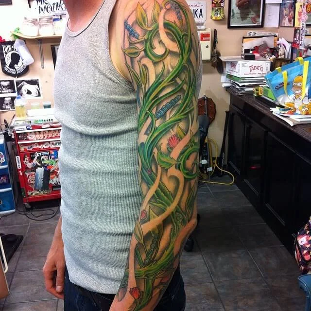 Full Hand Vine Sleeve Ink