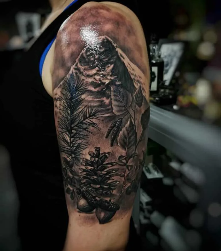 Mountain Tattoo Sleeve