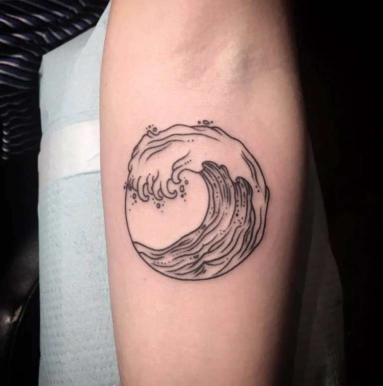 Simple Beach Wave Design
