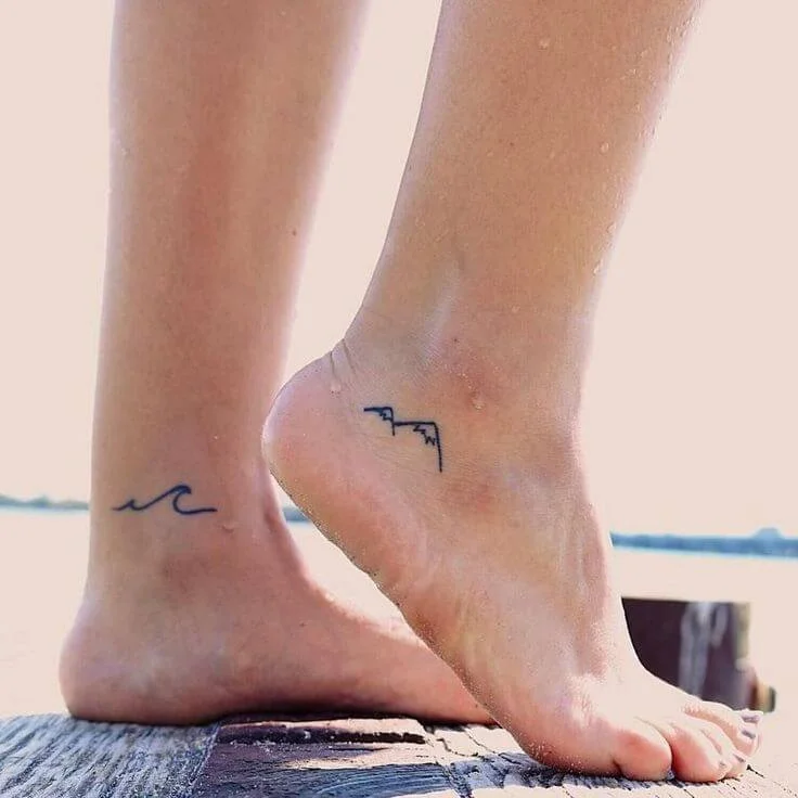 Small Mountain Tattoo Design