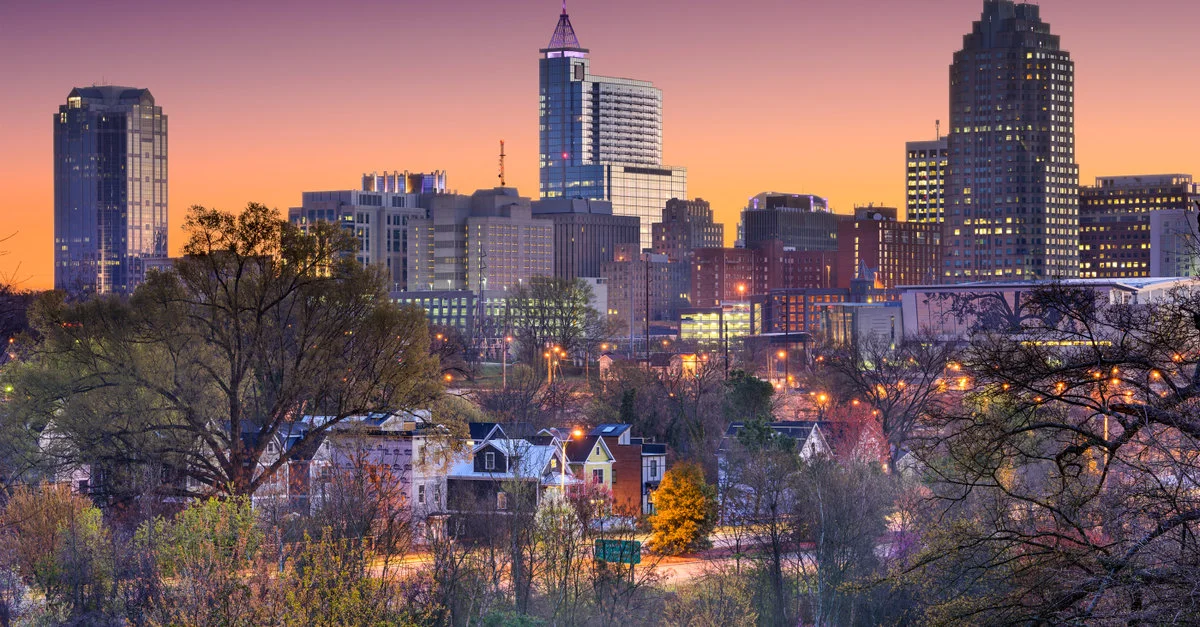 Raleigh North Carolina Skyline